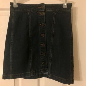Size 0 Mudd denim skirt